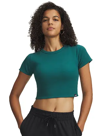 UNDER ARMOUR | Camiseta de mujer UA Rival Rib Baby | petrol